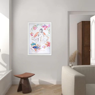 Val García Duran. El descanso de la bailarina, 70 x 50 cm