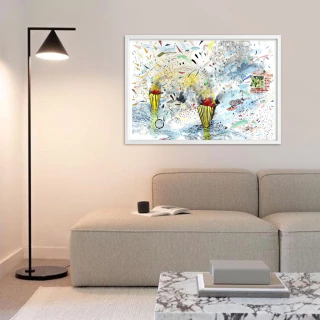 Maria Marta Fasoli. Sin Título, 86 x 116 cm.