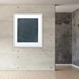 ERNESTO ALVA. FRACCIÓN V. 63X48CM