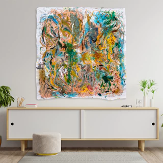 Sofia Gallo. Sin titulo, 148 x 143 cm