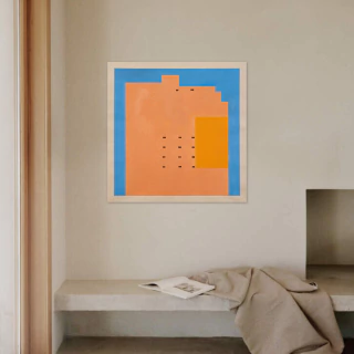 Julián Medina. Medianera (Av. San Juan y Matheu), 69 x 70 cm
