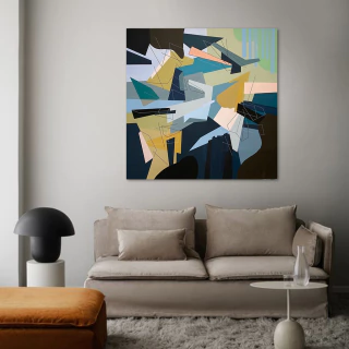 Lori Raffo Magnasco. Sin titulo, 150 x 150 cm