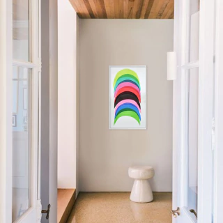 Maria Santi. Totem de Lunas, 50 x 33 cm