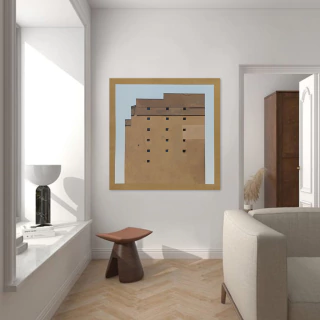 Julián Medina. Medianera (Av. San Juan y Bolivar), 80 x 70 cm