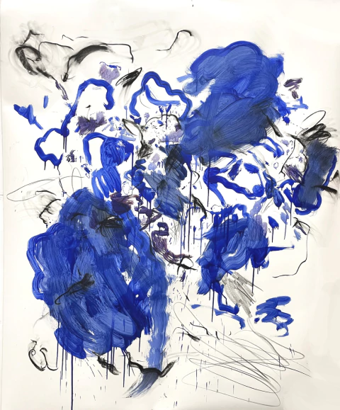 Sergio Bosco. Azul II, 165 x 140 cm - comprar online