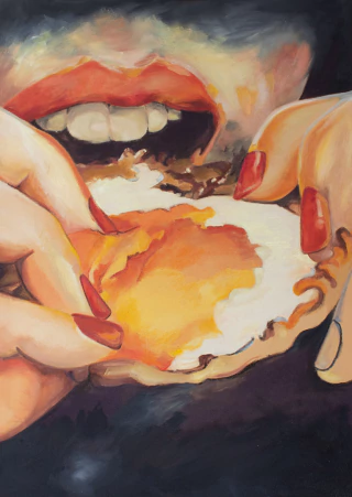 Candelaria Oliden. Voraz , 90 x 65 cm