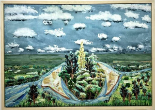 Fernando Brizuela. Intervenciones en el paisaje IV, 35 x 45 cm