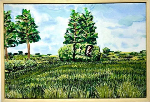 Fernando Brizuela. Intervenciones en el paisaje VII, 35 x 45 cm