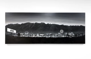 CARLOS VIELMA. PAISAJE CIFRADO III, 122 X 244 CM