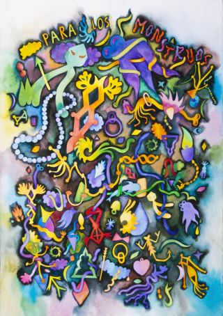 Ana Clara Soler. Para los monstruos, 70 x 50 cm - buy online