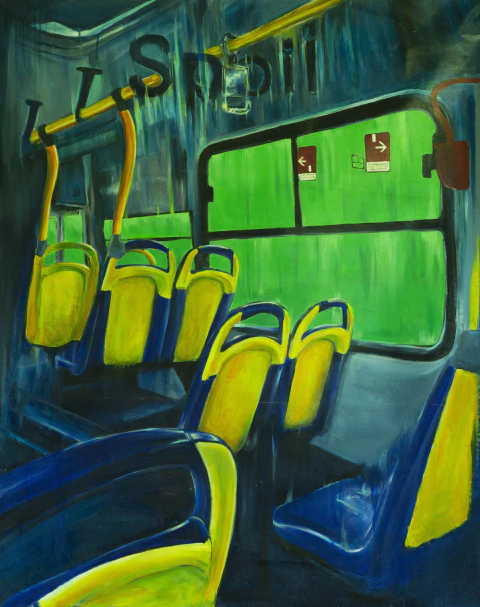 Javier Estevez. Spoil N 7. Omnibus, 130 cm x 100 cm - comprar online