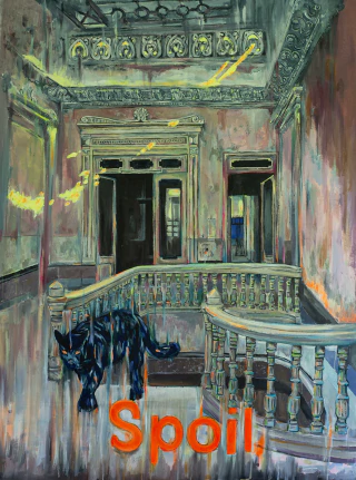 Javier Estevez. Spoil N8. Casa ciudad vieja, 130 cm x 100 cm - comprar online