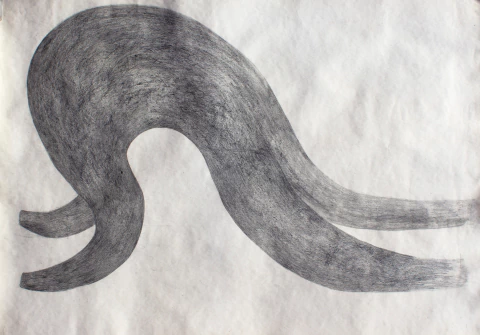 Sofía Cavanna. Agachado, 70 x 100 cm - comprar online