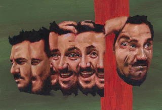 Anita Rizzi. Retrato de Mauricio, 20 x 40 cm - buy online