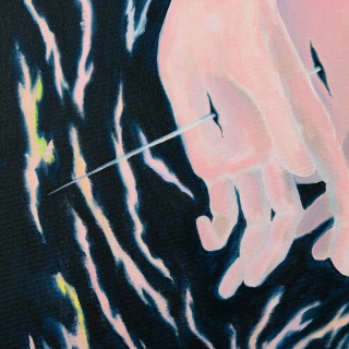 Ayelen Mohaded. Herida, 90 x 60 cm - comprar online