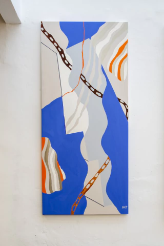 Celeste Najt, Hall of Mirrors, 200 x 100 cm.