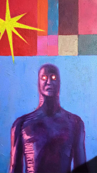 Juan Galvez. El peligro del futuro, 140 x 100 cm - buy online