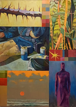 Juan Galvez. El peligro del futuro, 140 x 100 cm - buy online
