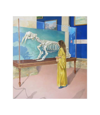 Florencia Robles. La sala del tiempo detenido, 80 x 70 cm