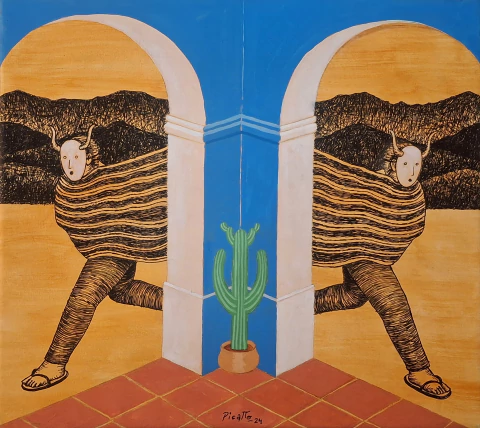 Nicolás Picatto. Imagen especular, 45x50 cm - comprar online