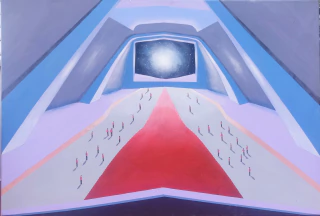 Santiago Carlomagno. Cosmos, 120 x 80 cm - comprar online