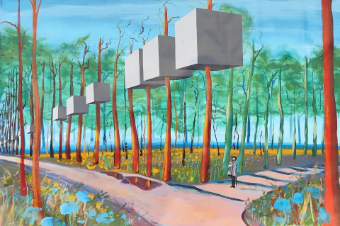 Santiago Carlomagno. Tati, 100 x 150 cm - comprar online