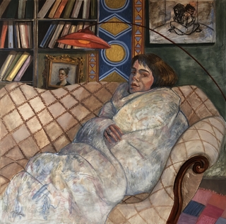 Víctor Moser. Suena Art Blakey en Paris, 95 x 95 cm - comprar online