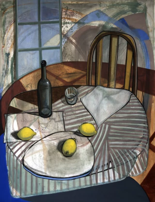 Víctor Moser. El comedor oval, 135 x 105 cm - comprar online