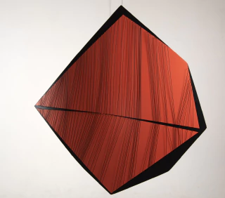 Gustavo Genta. Cometa III, 170 x 160 cm.