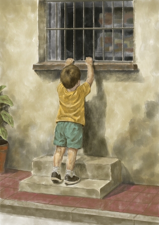 Sofia Ferreria. "Kiosco de barrio" 40 x 60 cm