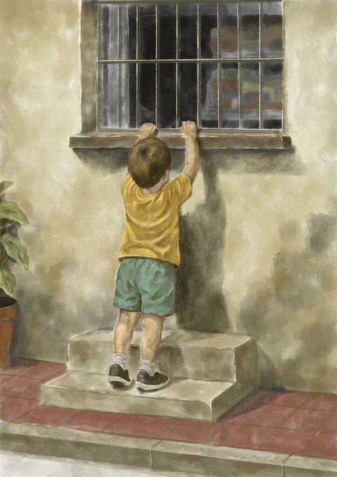 Sofia Ferreria. "Kiosco de barrio" 40 x 60 cm