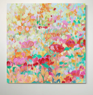 Flora Gomez. Jardin, 100 x 100