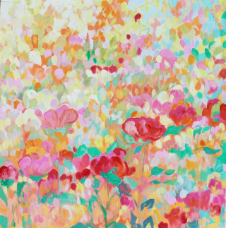 Flora Gomez. Jardin, 100 x 100