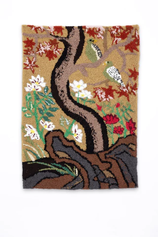 Joaquín González Bonorino. Patos y Palomas 1, 120 x 80 cm