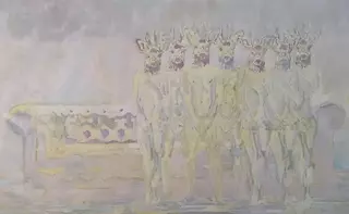 Daniel Romano. Hunt - Reunión. 130 x 210 cm.