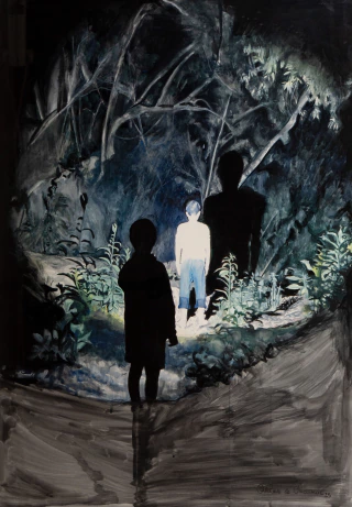 Caroline de Chaunac. Transparencias exageradas, 110 x 75 cm