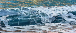 Florencia Ibarguren. Reflejos en el mar, 160 x 70 cm