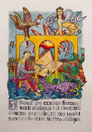 Roly Arias. Audentes de la serie Tres días, 75 x 55