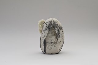 Agustina Garrigou. Raku Potatoid N4, 12cm diam. 16 cm alto