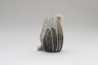 Agustina Garrigou. Raku Potatoid N7, 12cm diam. 17 cm alto