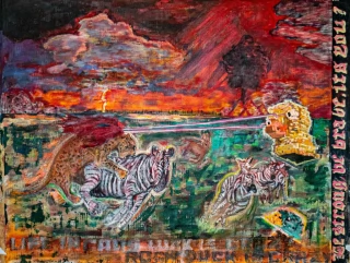 Amador Rojas. Sin titulo, 110 x 135 cm
