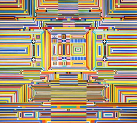 Roberto Scafidi. Paisaje Veloz, 180 x 200 cm