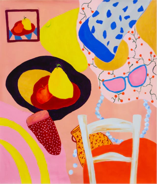 Rosario Lopez Ercoli. Tres limones, 105 x 92 cm