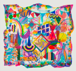 Maria Santi. Festín, 170 x 172 cm - buy online
