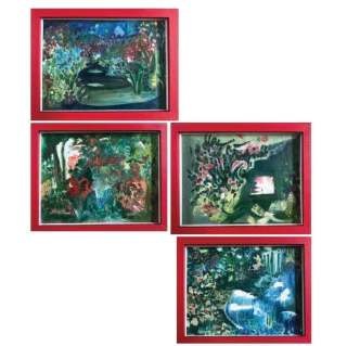 Dolores Castaño. Serie Postales, 14 x 18 cm