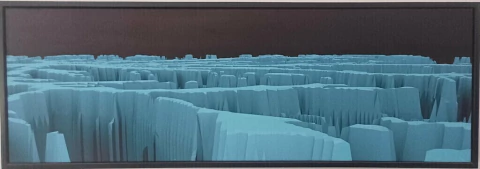 Maximiliano Bellmann. Serie Satelite, 30 x 90 cm