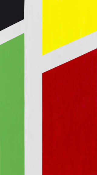 Andrea Fried. Sinopsis II, 179 x 100 cm