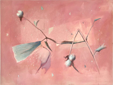 Camila Lacroze. Solanáceas del balcón, 90 x 120 cm - comprar online