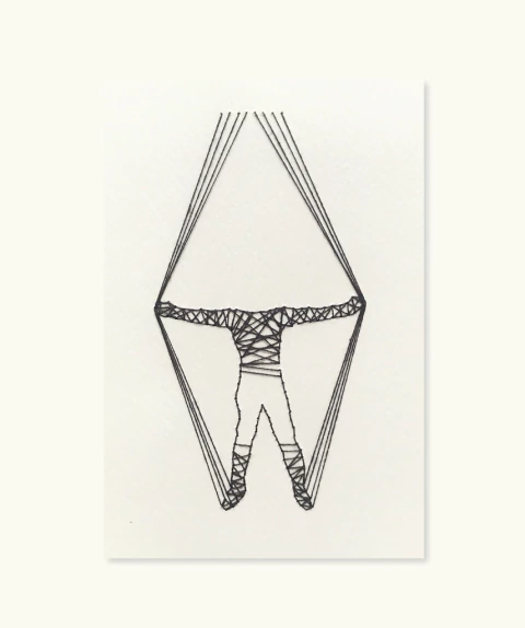 Gisela Faure. Suspendidos XXI, 25 x 20 cm