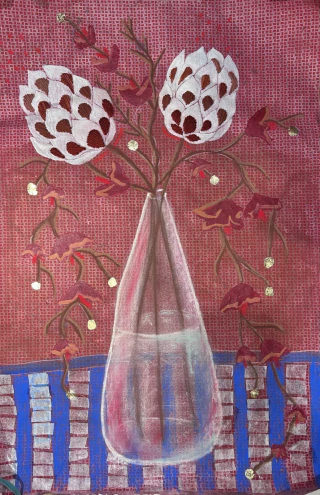 Abril Tanoira. Diptico, 75 x 100 cm - comprar online